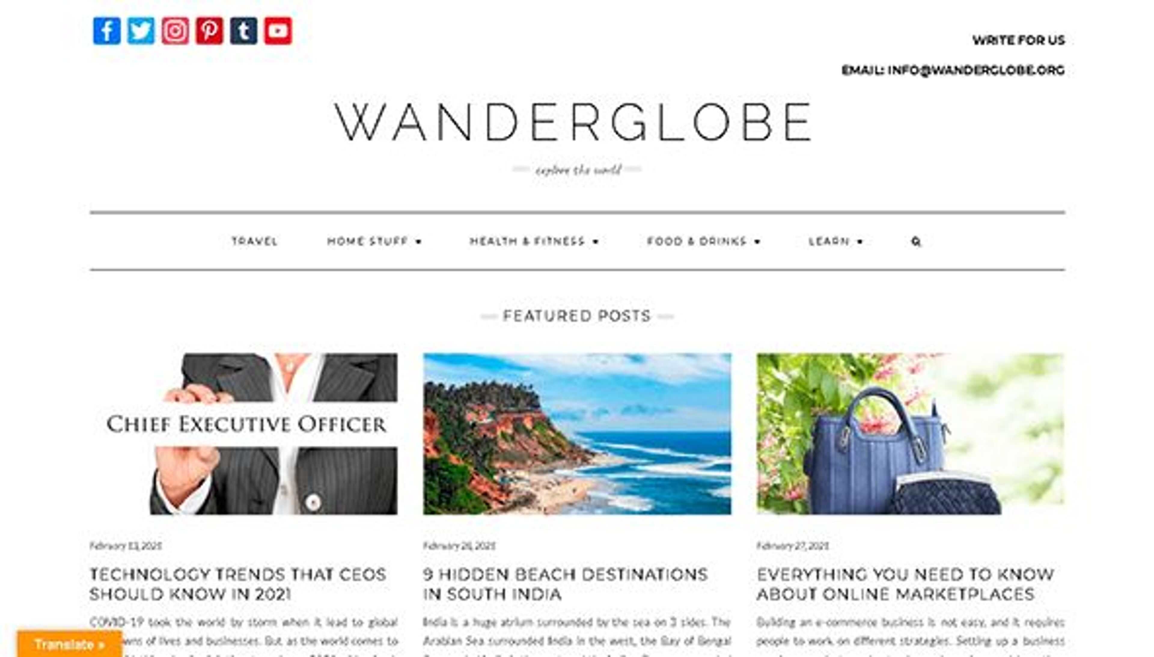 Wanderkugel (wanderglobe.org)